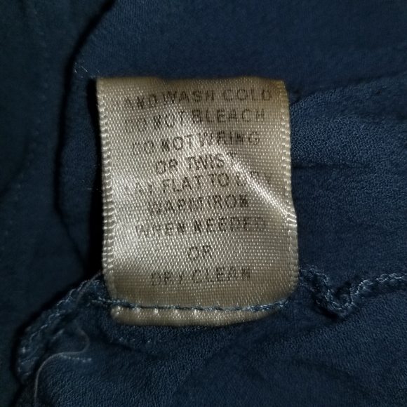 LTX Sportswear Blue V-Neck Top Size M - Picture 6 of 6